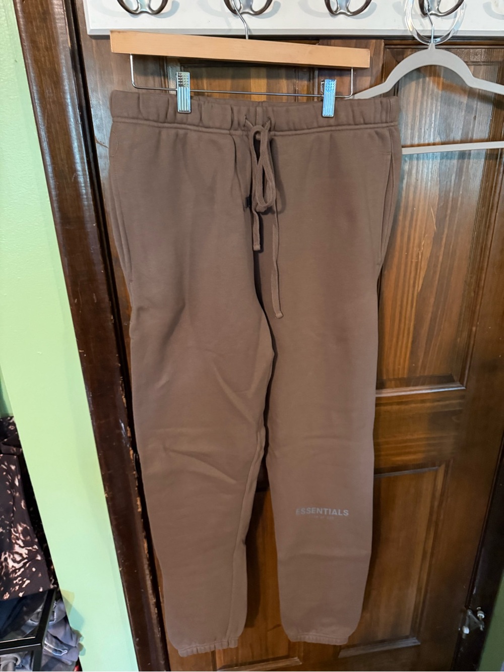 Fear of God Brown ESSENTIALS Drawstring Joggers